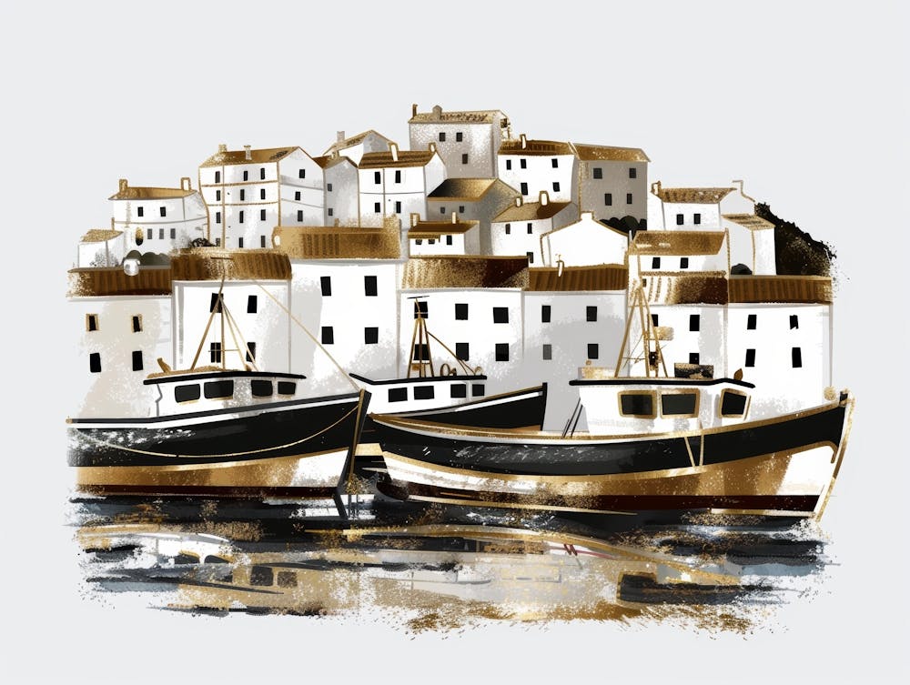 Fishing Boats In Harbour
