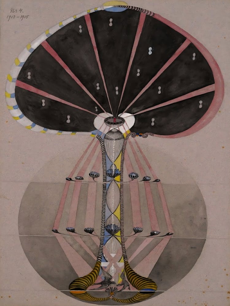Hilma af Klint - The Tree Of Knowledge No .3 A