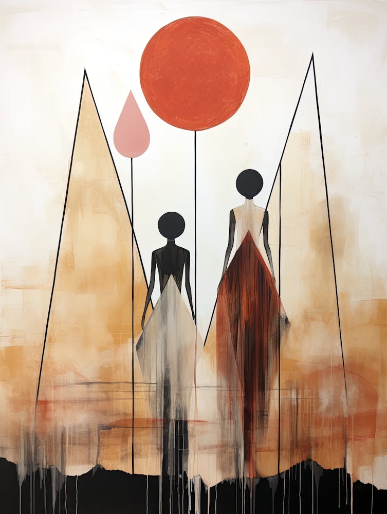 Spirit Of The Nomads, Boho Art Style