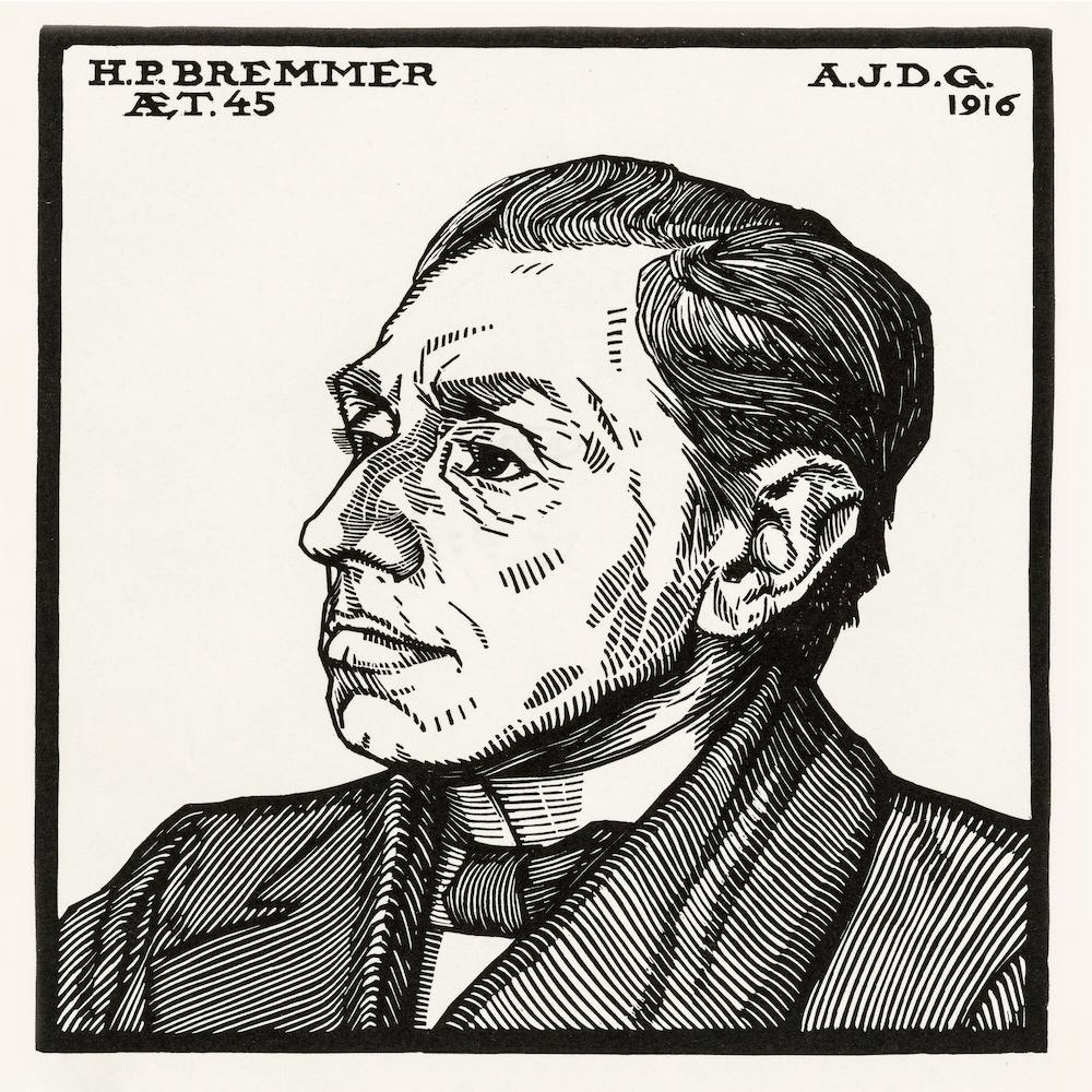 Porträt von Hendricus Petrus Bremmer, Julie De Graag