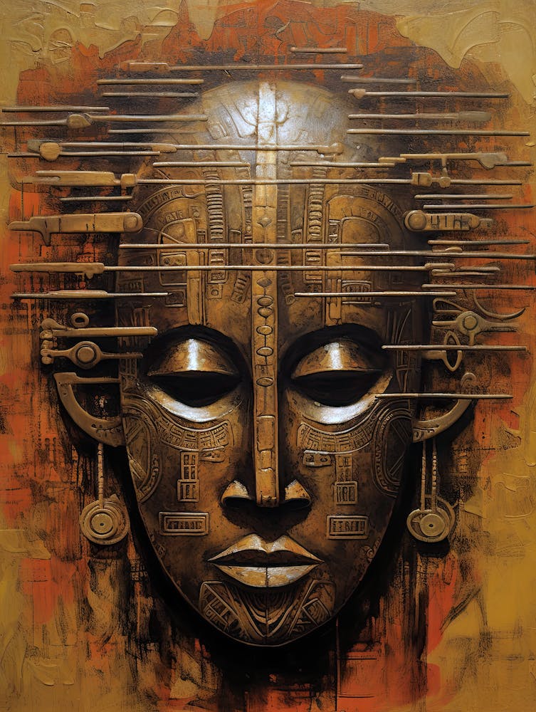 Seelenvolle Stämme: Afrikanische Masken-Impressionen