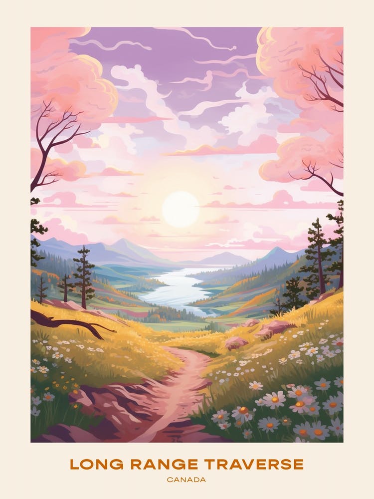 Long Range Traverse Canada 1 Hike Poster