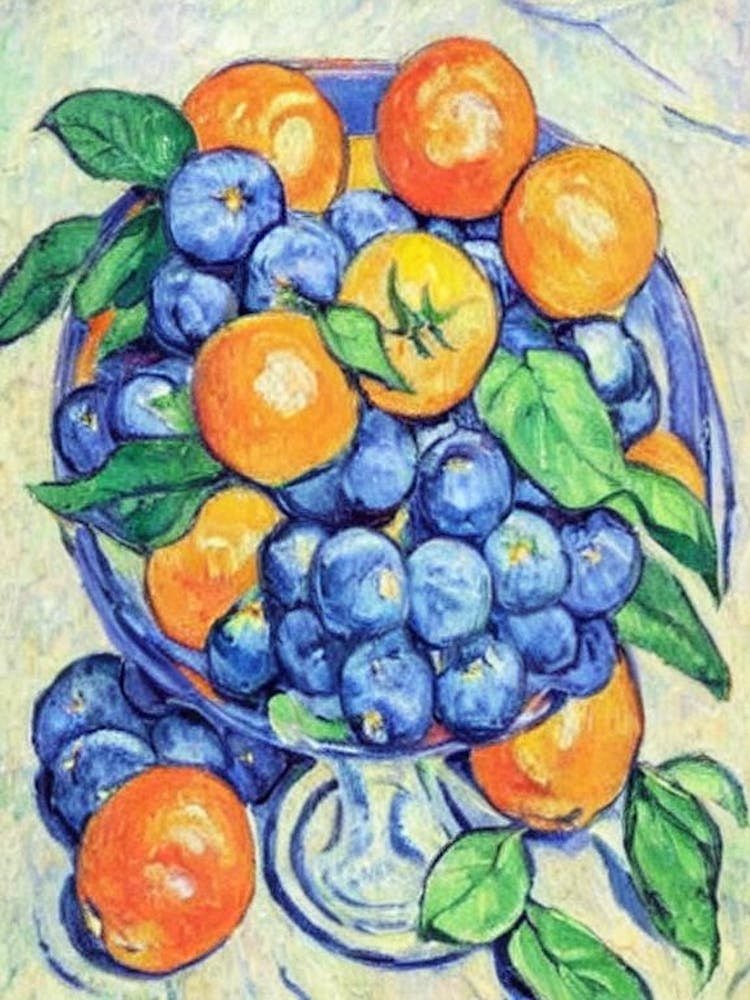 Clementine 1 Vintage Sketch Fruit