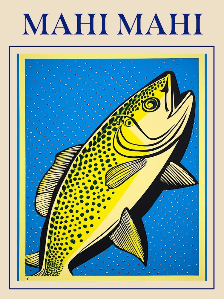 Mahi Mahi Seafood Poster