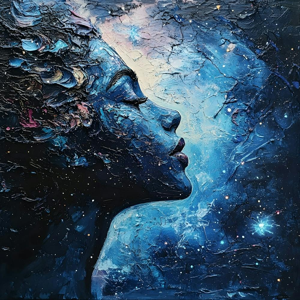Frau Im Universum 4