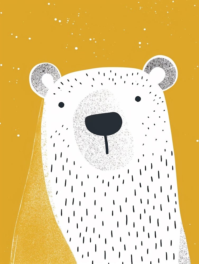 Yellow Polar Bear 1
