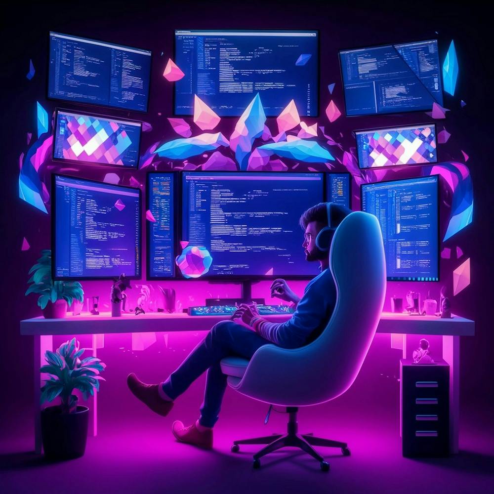 Graphic Gamer Vector: Style Your Gaming Room