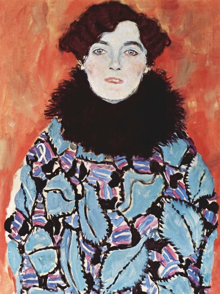 Portrait Of Johanna Staude, Gustav Klimt