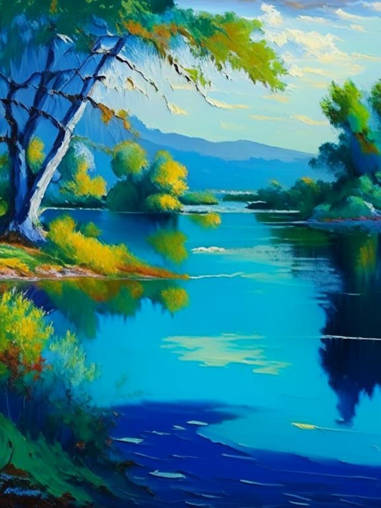 Lagoon Landscapes Waterscape Impressionism 2