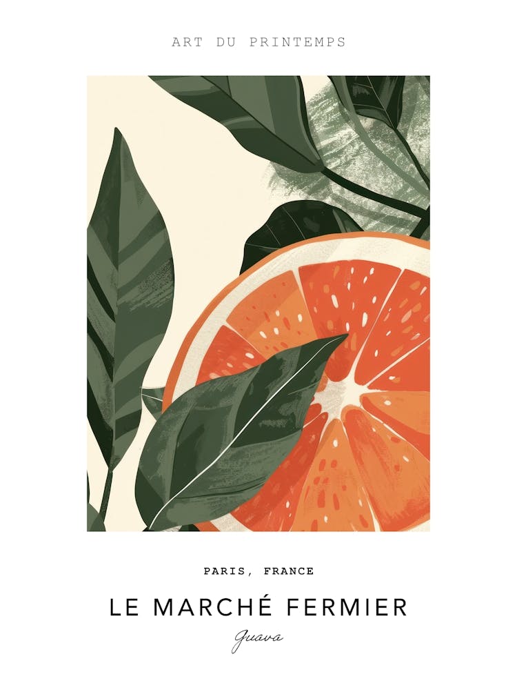 Guava Le Marche Fermier Poster 5