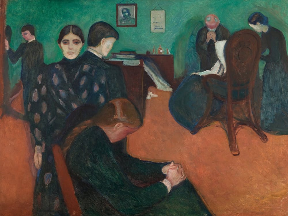 Death In The Sickroom, Edvard Munch