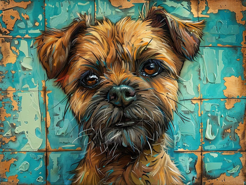 Border Terrier Fine Art Portrait 2