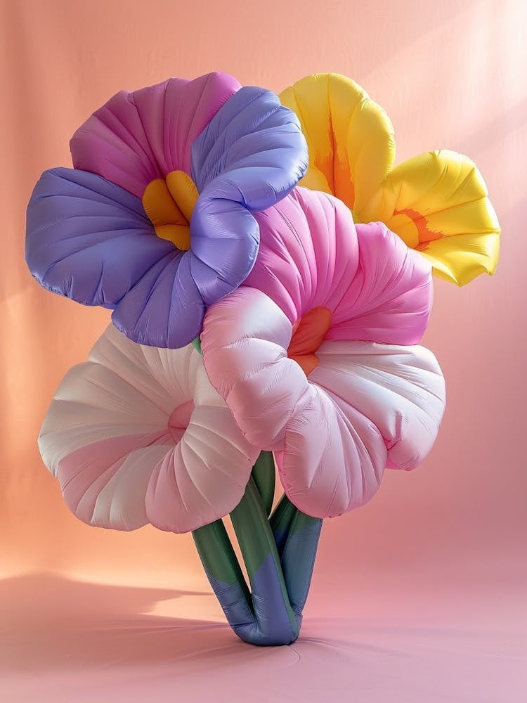 Dreamy Inflatable Flowers Wild Pansy 1