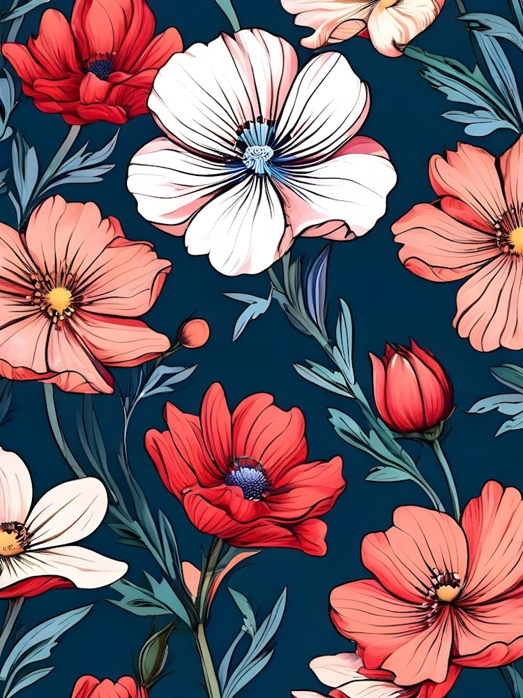 Seamless Floral Pattern 10