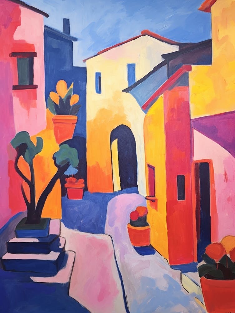 Pompeii Italy 1 Fauvist Painting