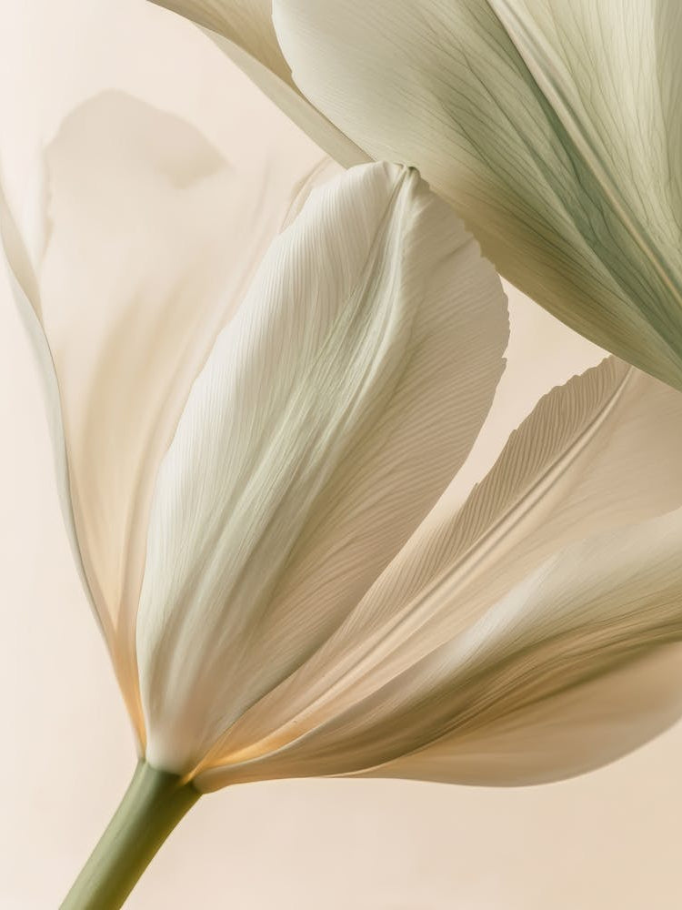 Green Beige Close Up Petals 12 1