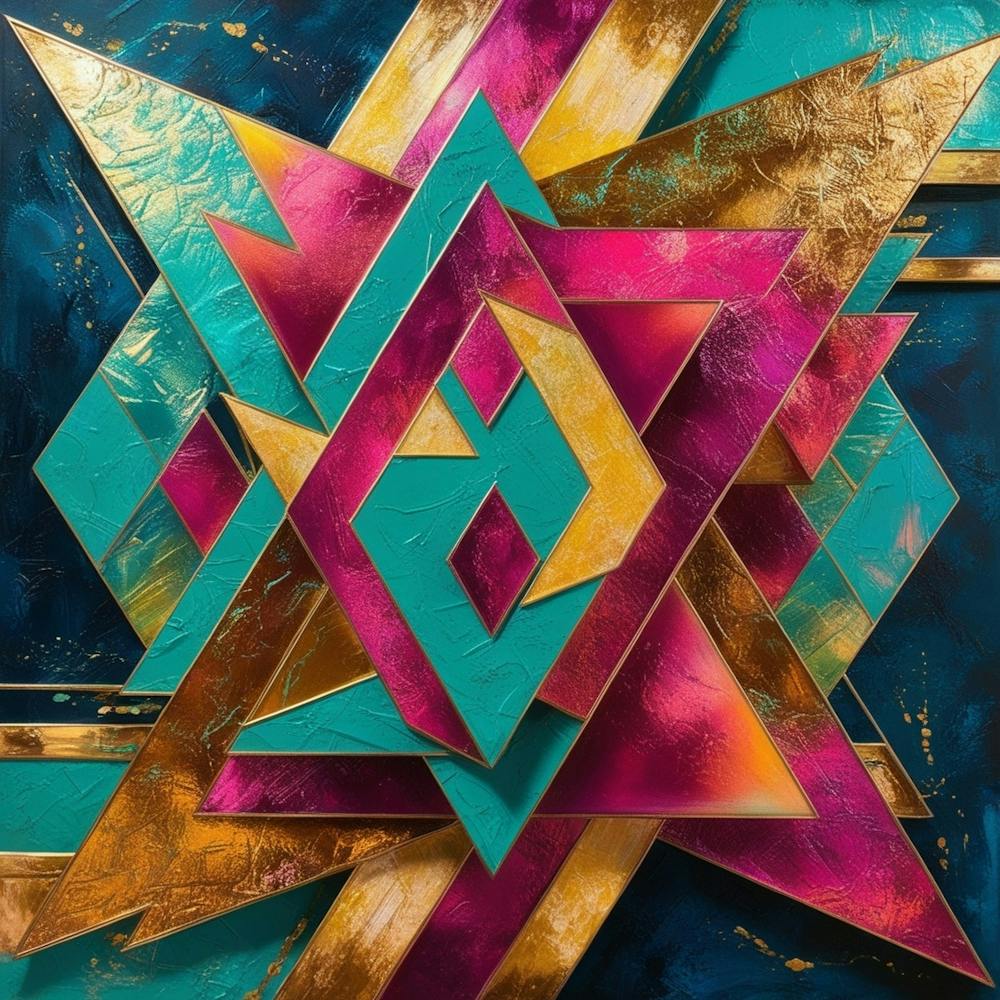 Abstract geometric Art Painting 1
