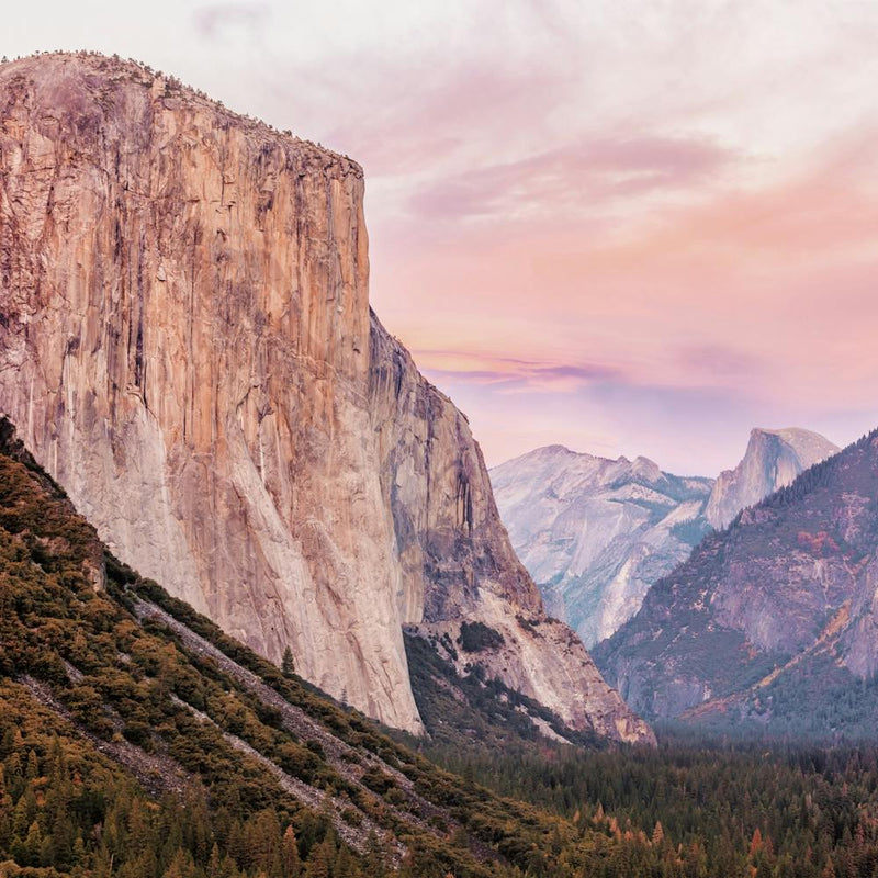 Pastel Mountain Scenery