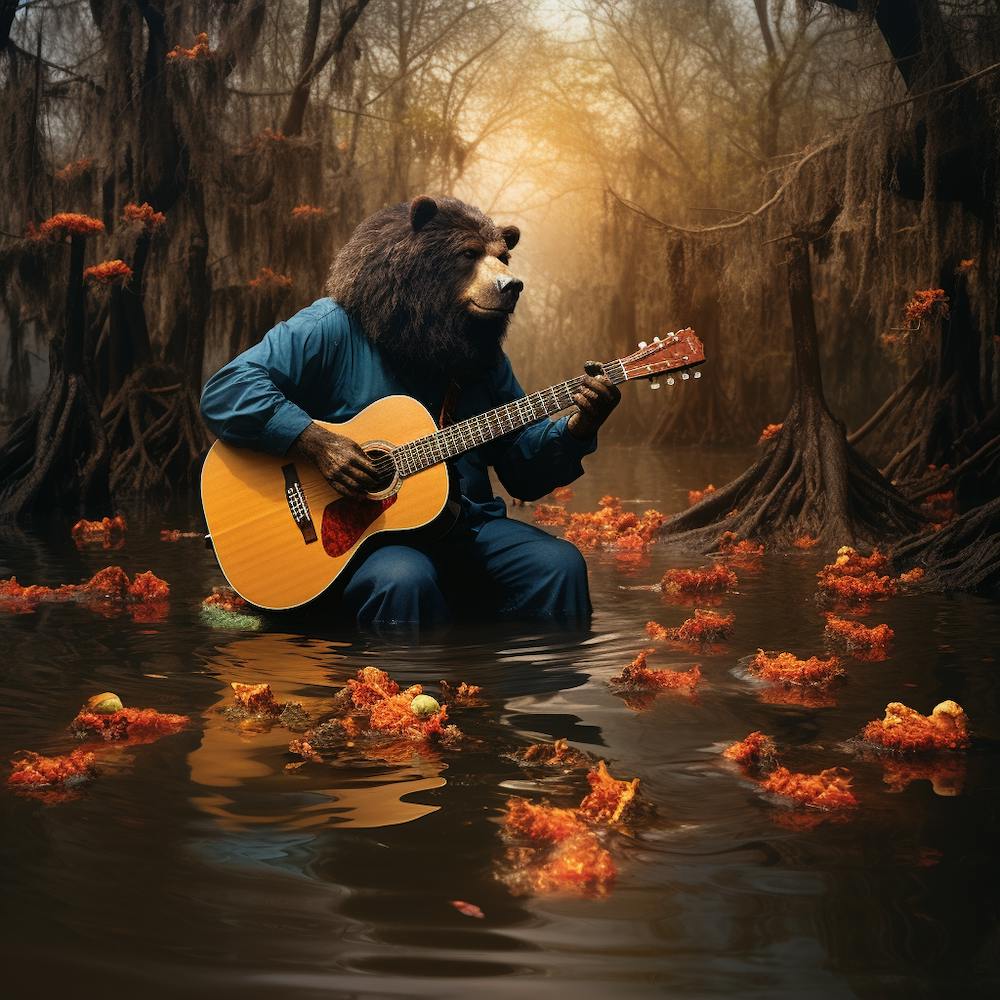 Bear In The Swamp
