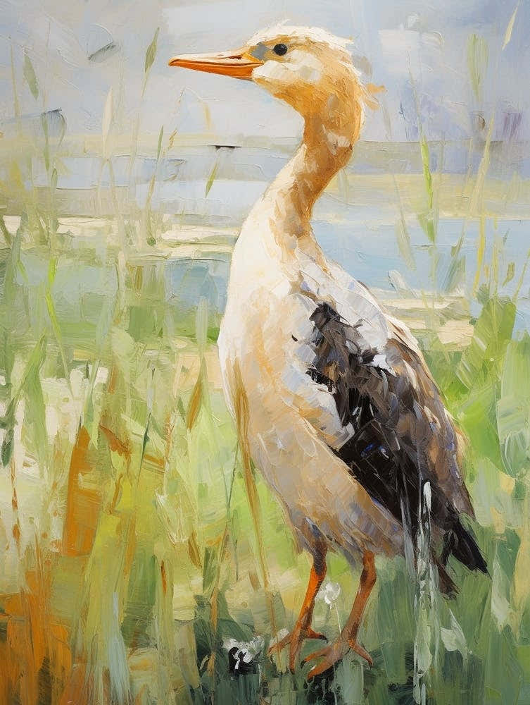 Bird Painting Cormorant 4