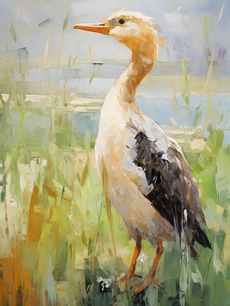 Bird Painting Cormorant 4