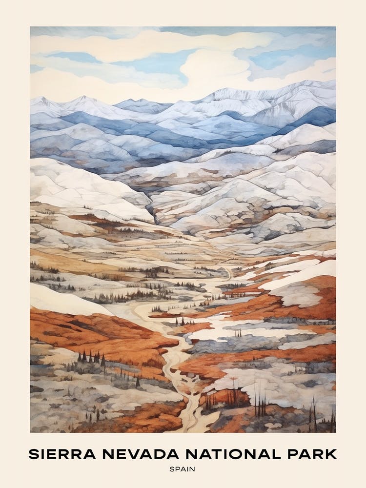 Sierra Nevada National Park Spain 2 Poster
