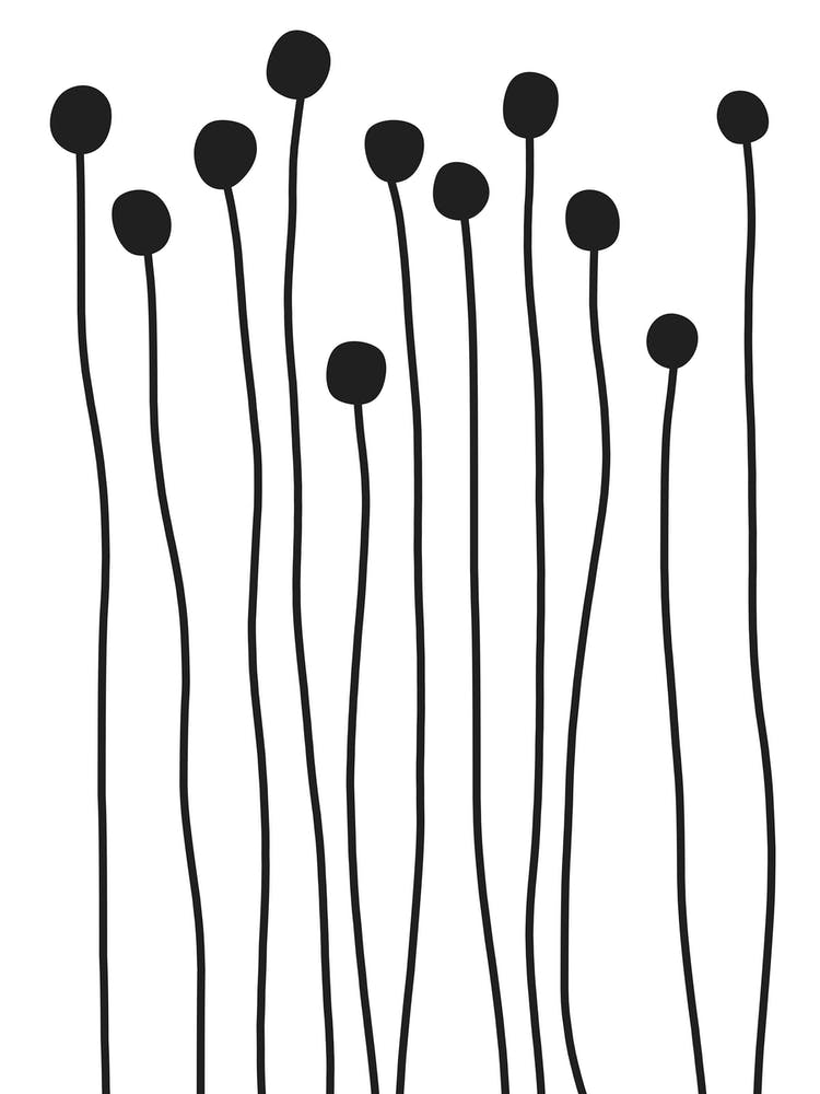 Abstract Botanical Flowers