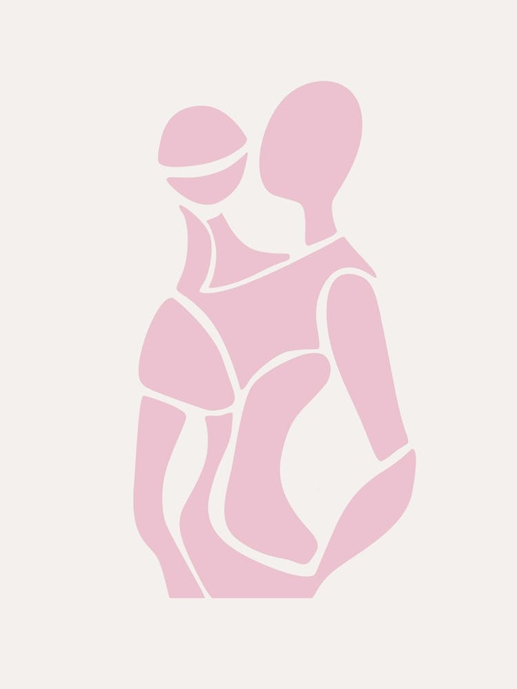 Abstract Pink Figure 2