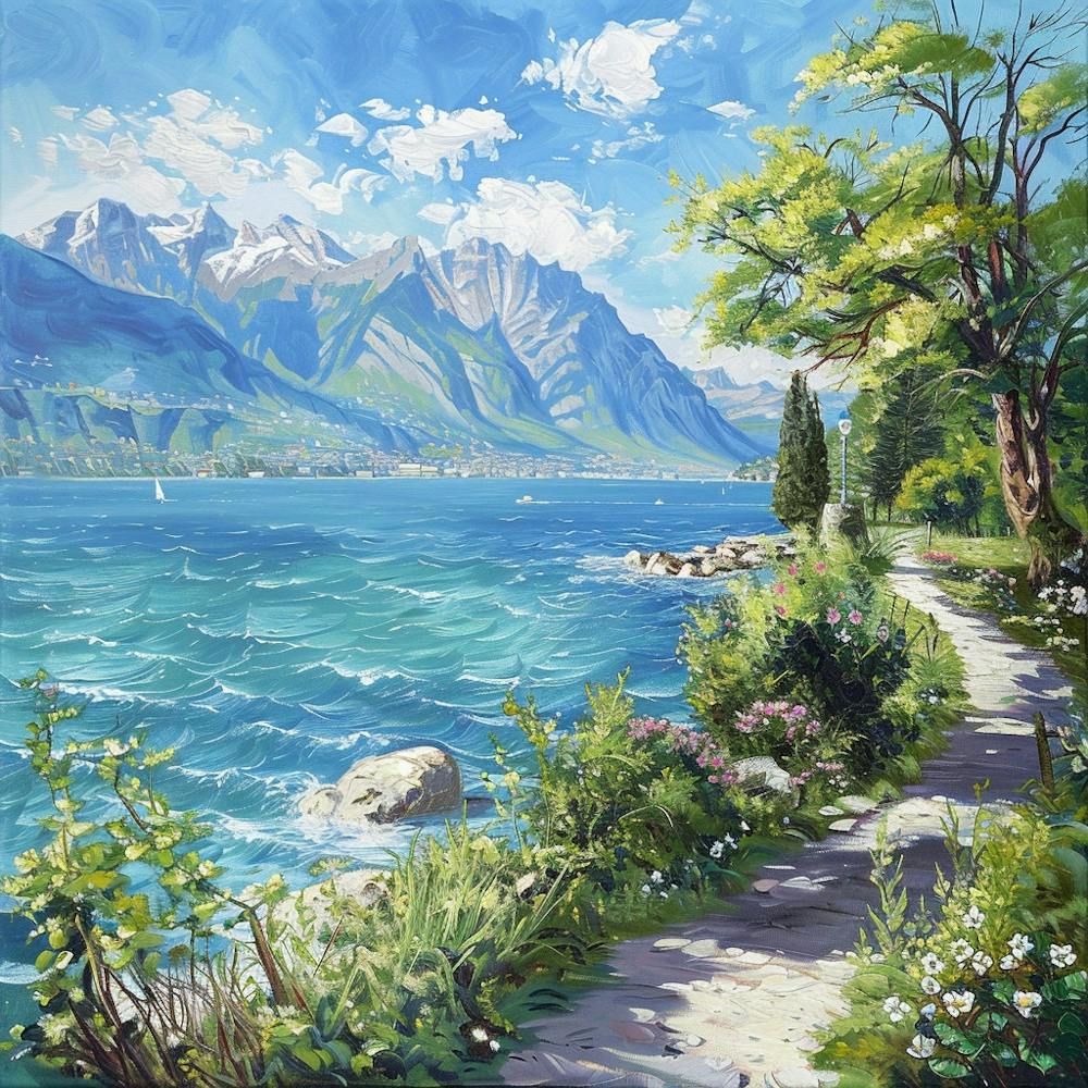Path To Lake Como