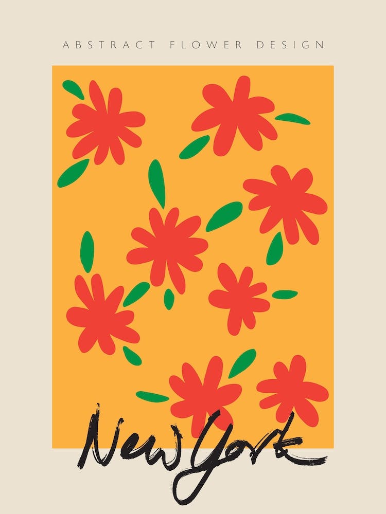 New York Matisse Inspired Flowers