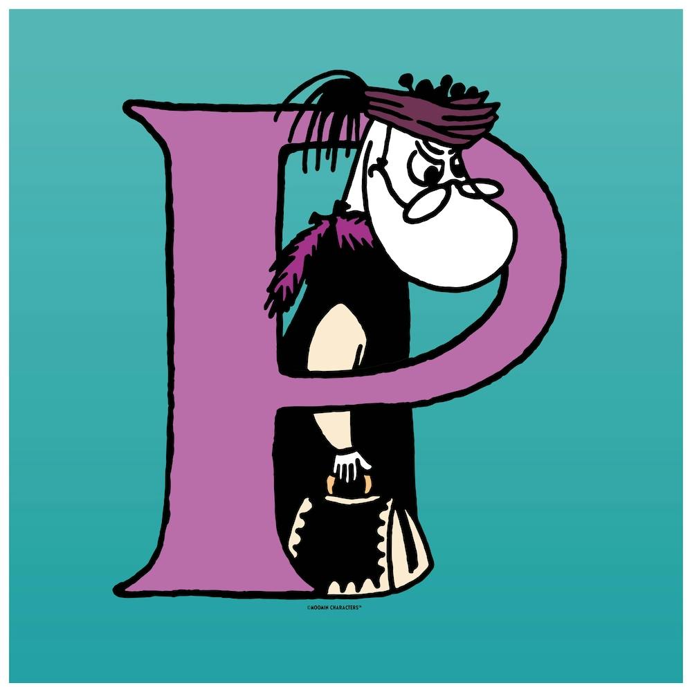 Moomin Collection Alphabet Letter P