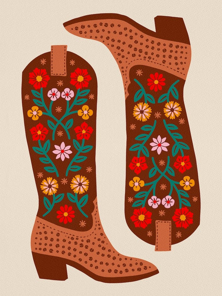 Cowgirl Boots   Texas Multicolor