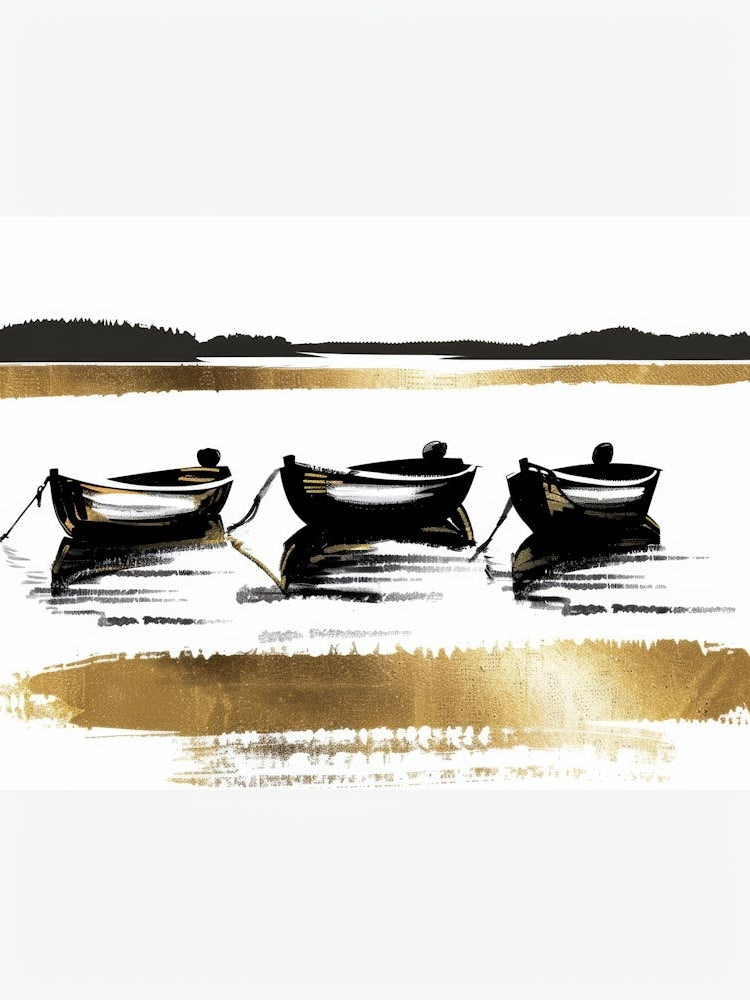 Three Boats Canvas Print