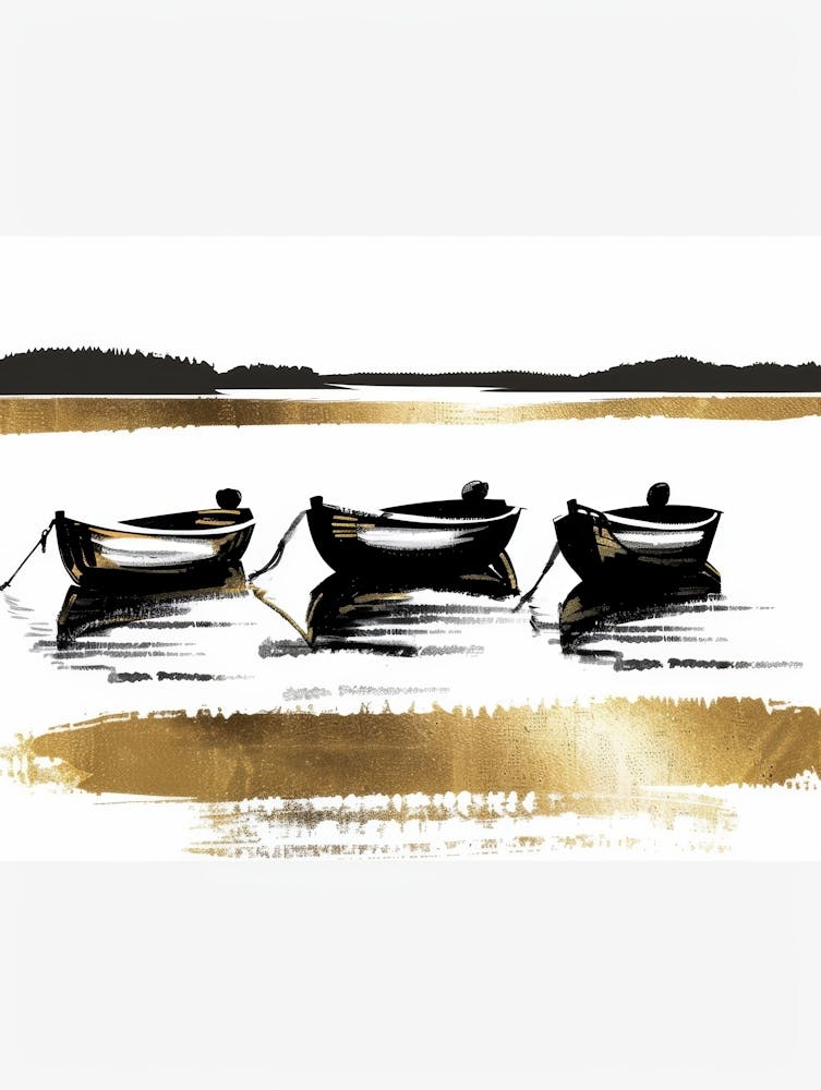 Three Boats Canvas Print