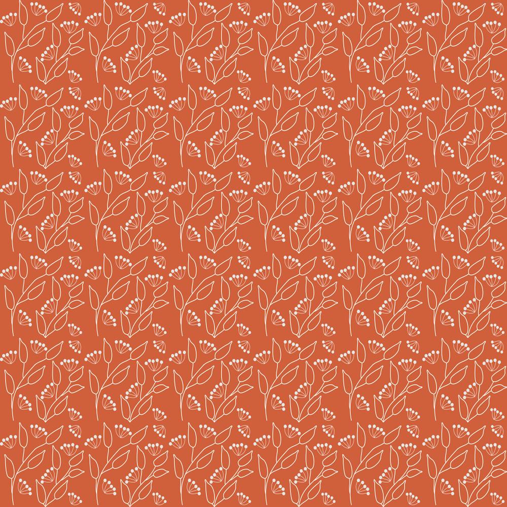 Botanical line pattern