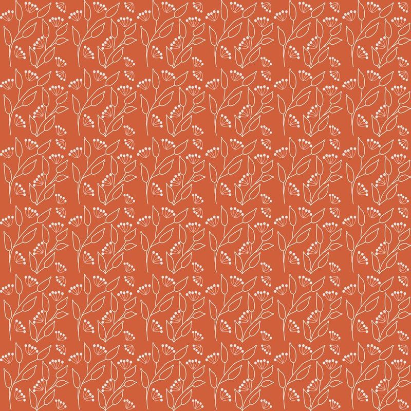 Botanical line pattern
