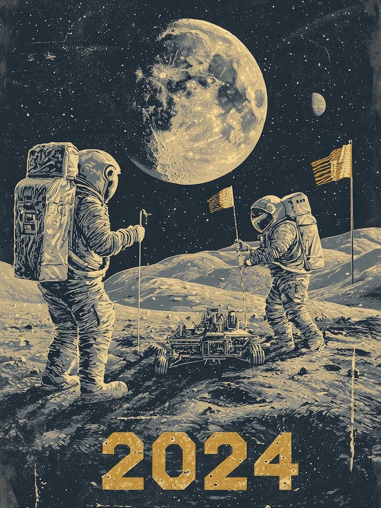 Aihrgdesign A Space Exploration Poster Imagining The Artemis 8