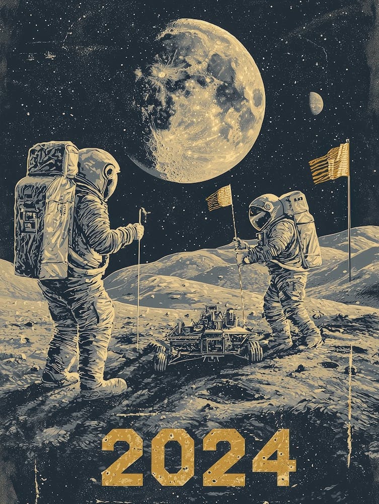 Aihrgdesign A Space Exploration Poster Imagining The Artemis 8