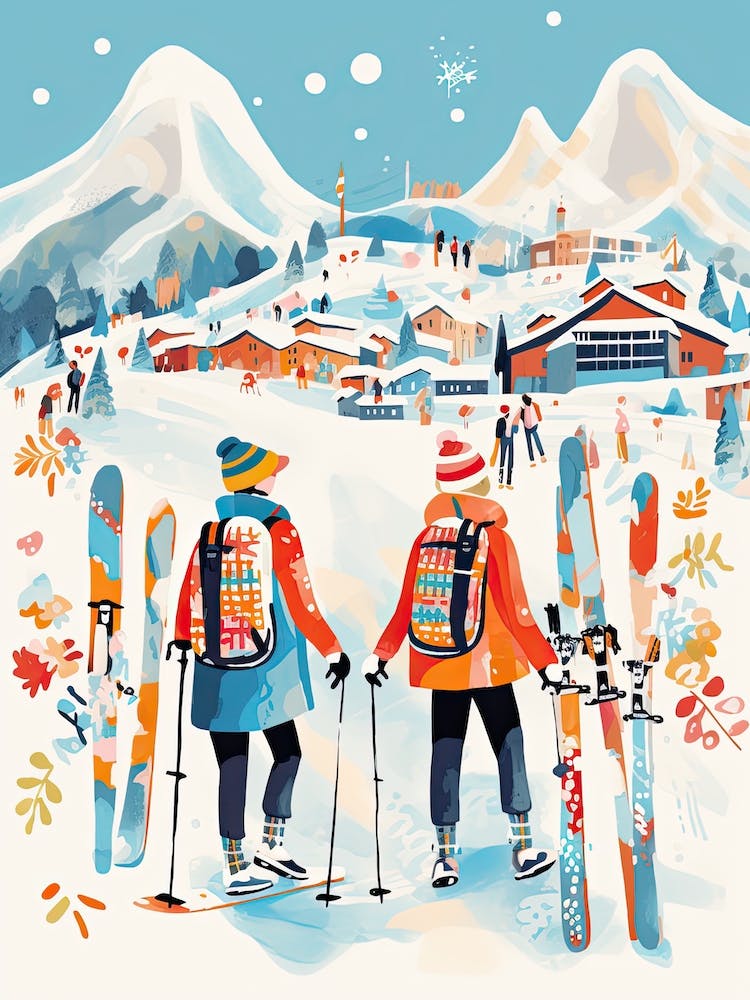 Whistler Blackcomb   British Columbia Canada, Ski Resort Illustration 6
