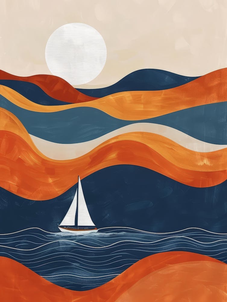 Sailboat In The Ocean 3