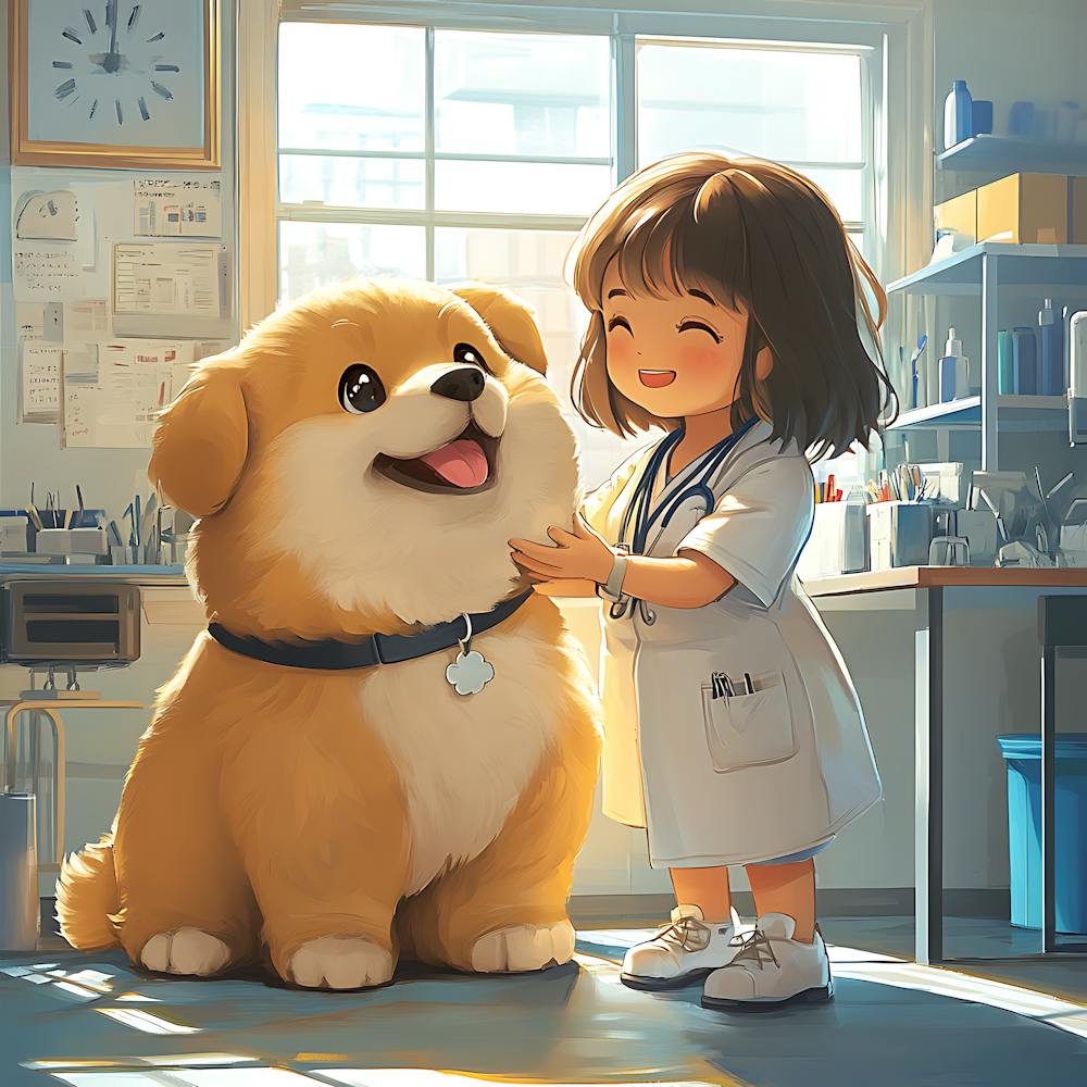 Adorable Chibi Vet Puppy Care 6
