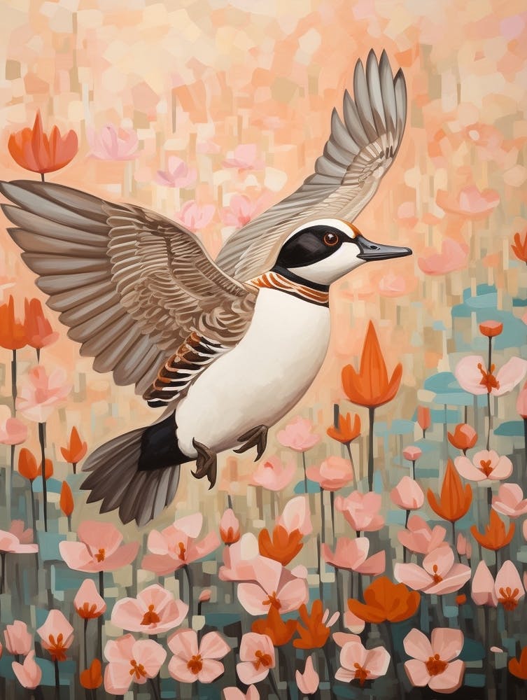 Bufflehead 4 Detailed Bird Painting