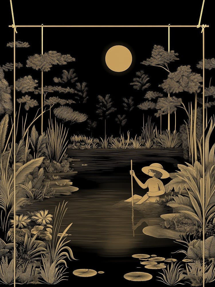 Chinese Water Lily Art