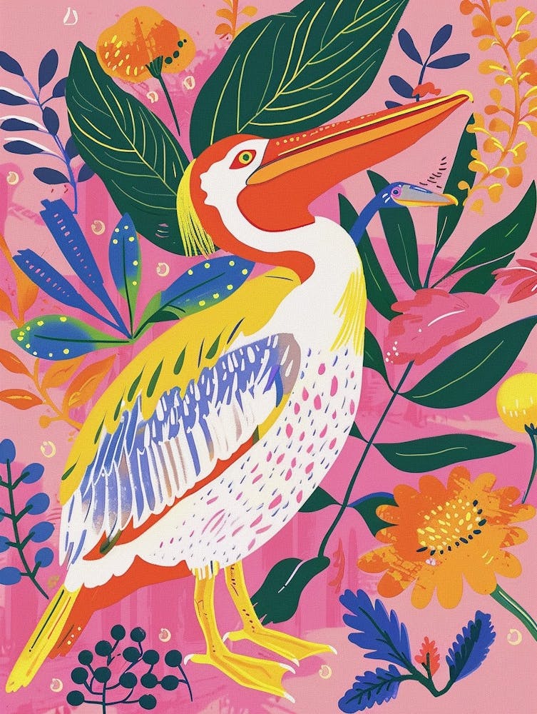 Frühlingsvögel Pelikan 1