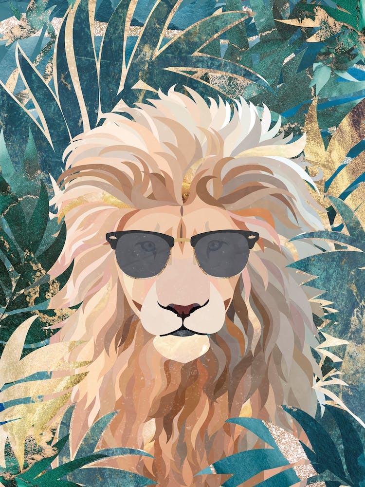 Lion In Sunglasses