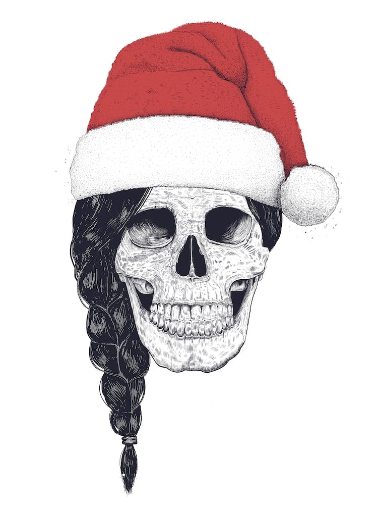 Christmas Skull