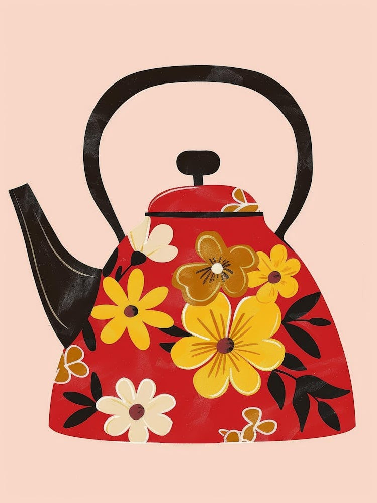 Teapot With Flowers 6