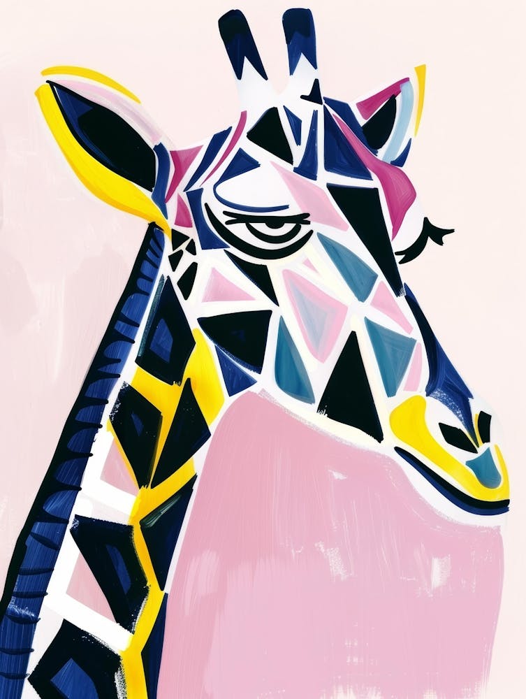 Geometric Giraffe 1