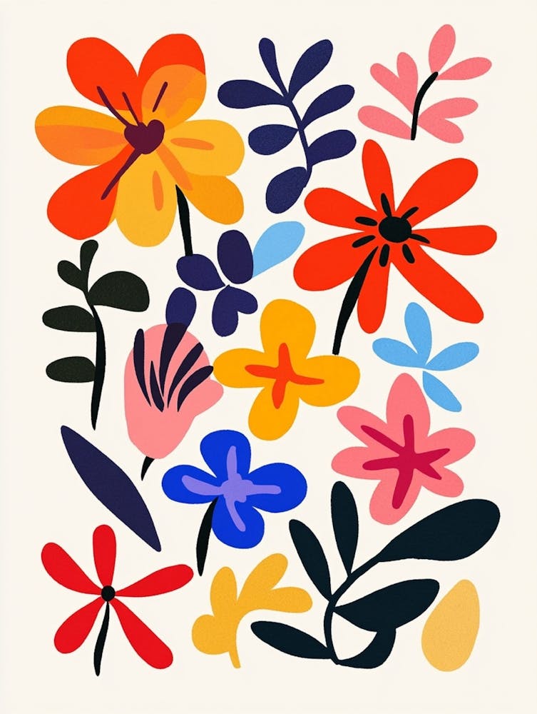 Abstract Flower Painting 3