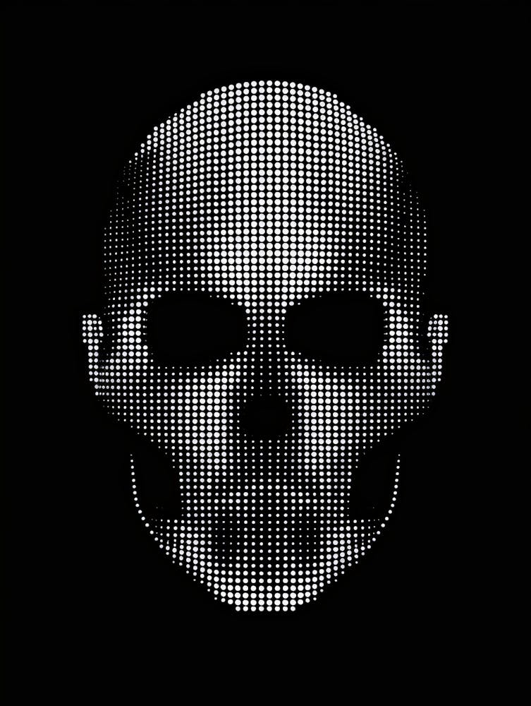 Skull Pixel Art 1
